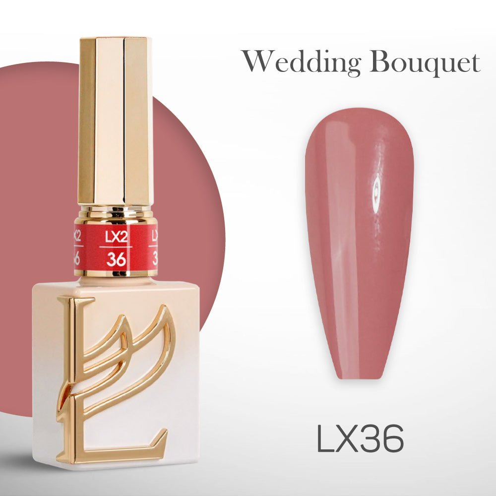 LAVIS LX2 - 36 - Gel Polish 0.5 oz - Wedding Bouquet Collection - DTK Nail Supply