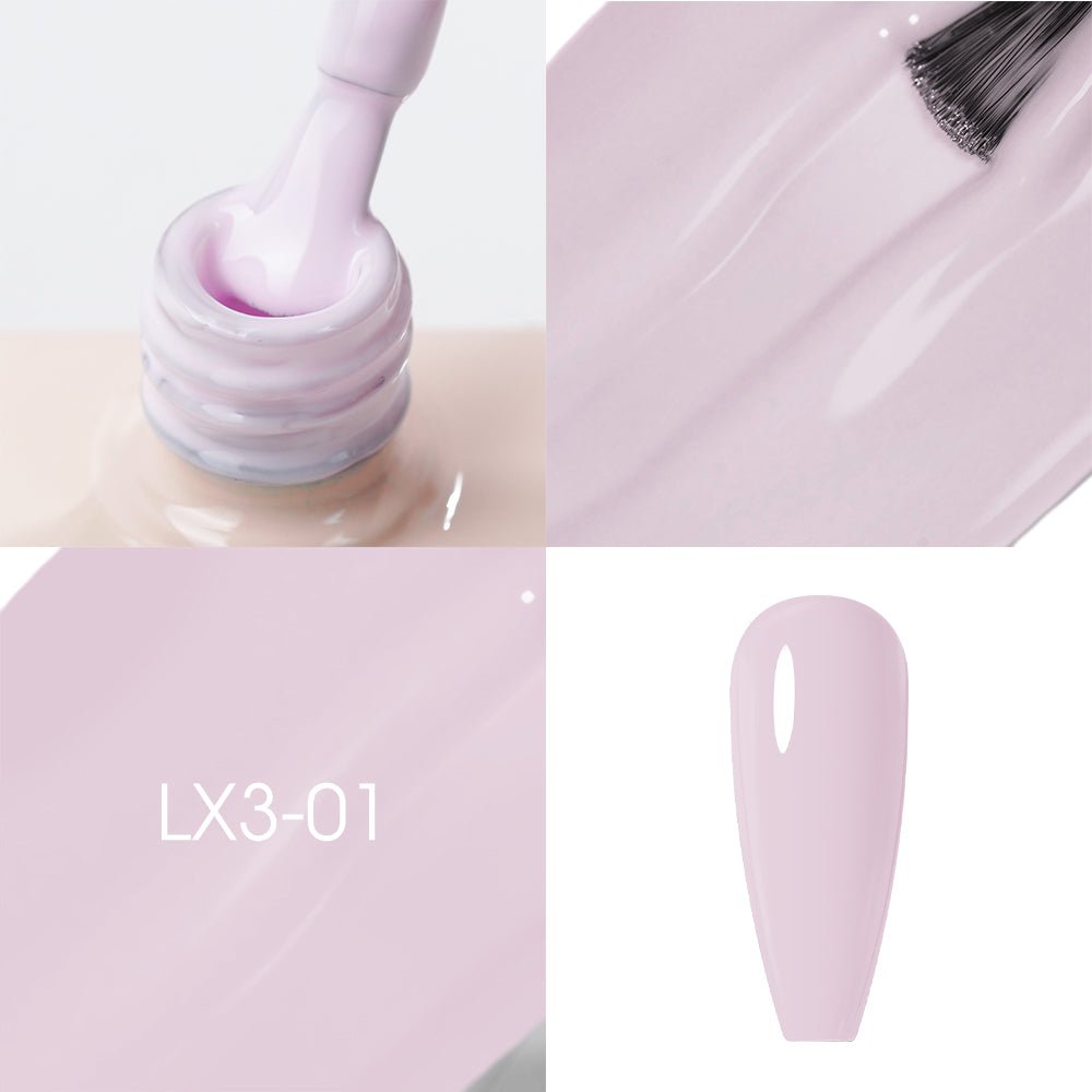 LAVIS LX3 - 01 - Gel Polish 0.5 oz - Pastel Flow Collection - DTK Nail Supply