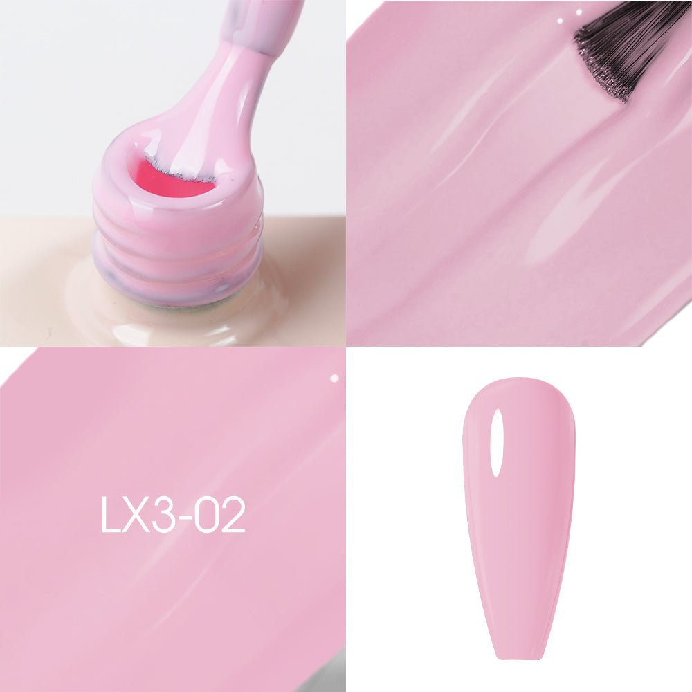 LAVIS LX3 - 02 - Gel Polish 0.5 oz - Pastel Flow Collection - DTK Nail Supply