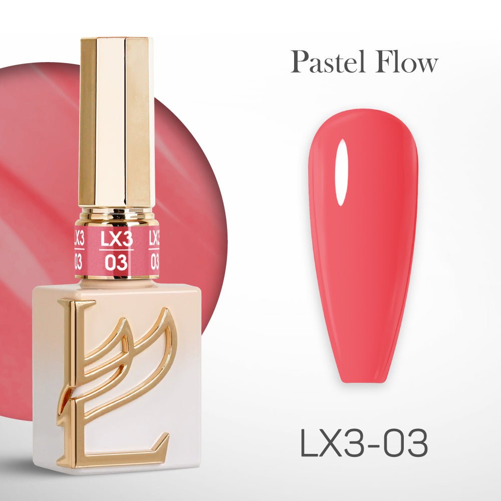 LAVIS LX3 - 03 - Gel Polish 0.5 oz - Pastel Flow Collection - DTK Nail Supply