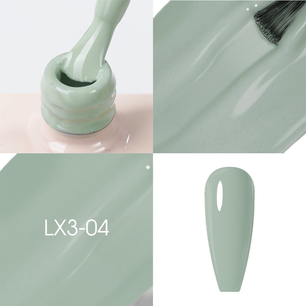 LAVIS LX3 - 04 - Gel Polish 0.5 oz - Pastel Flow Collection - DTK Nail Supply
