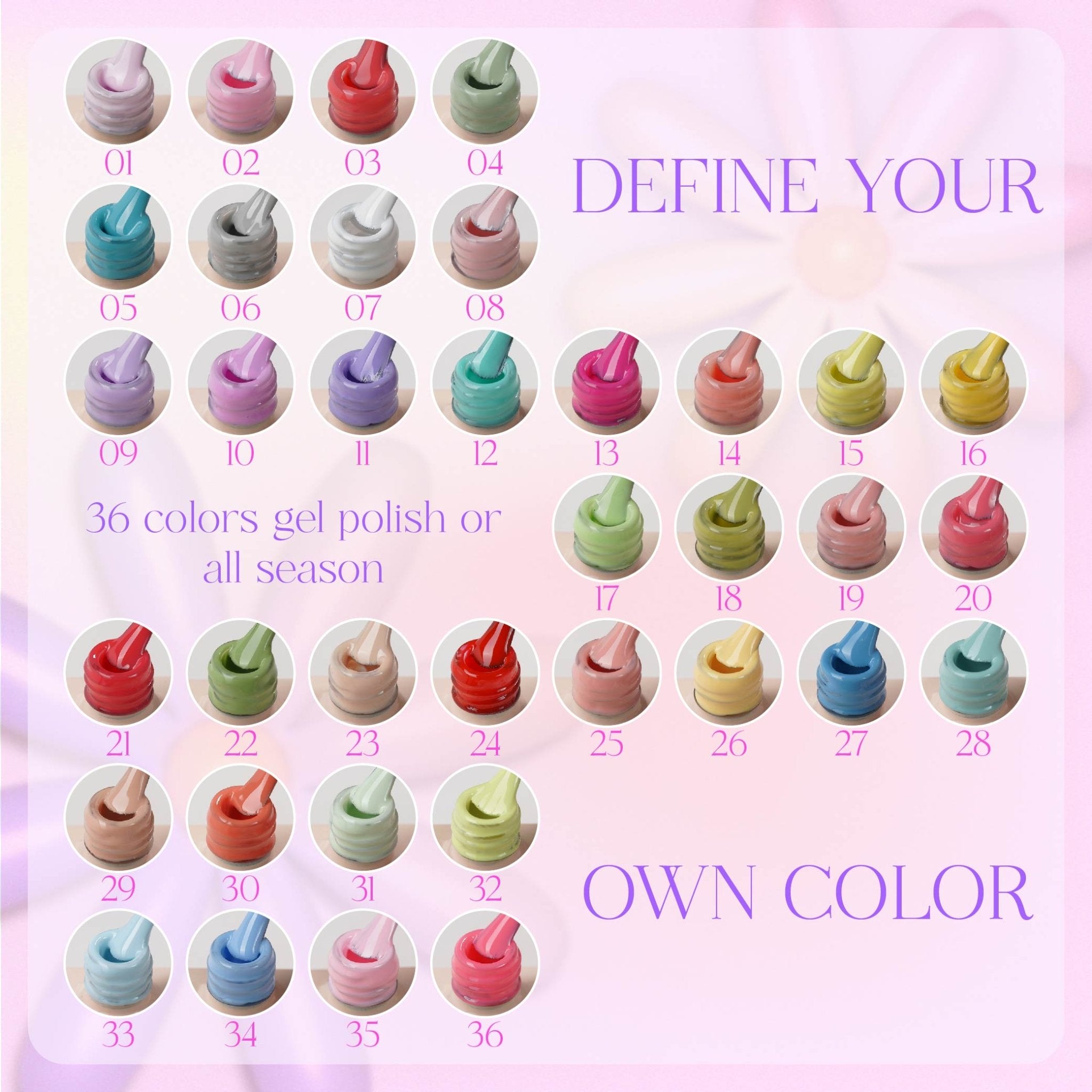 LAVIS LX3 - 08 - Gel Polish 0.5 oz - Pastel Flow Collection - DTK Nail Supply