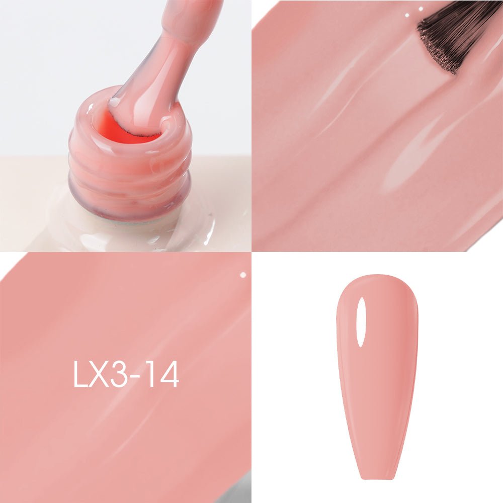 LAVIS LX3 - 14 - Gel Polish 0.5 oz - Pastel Flow Collection - DTK Nail Supply