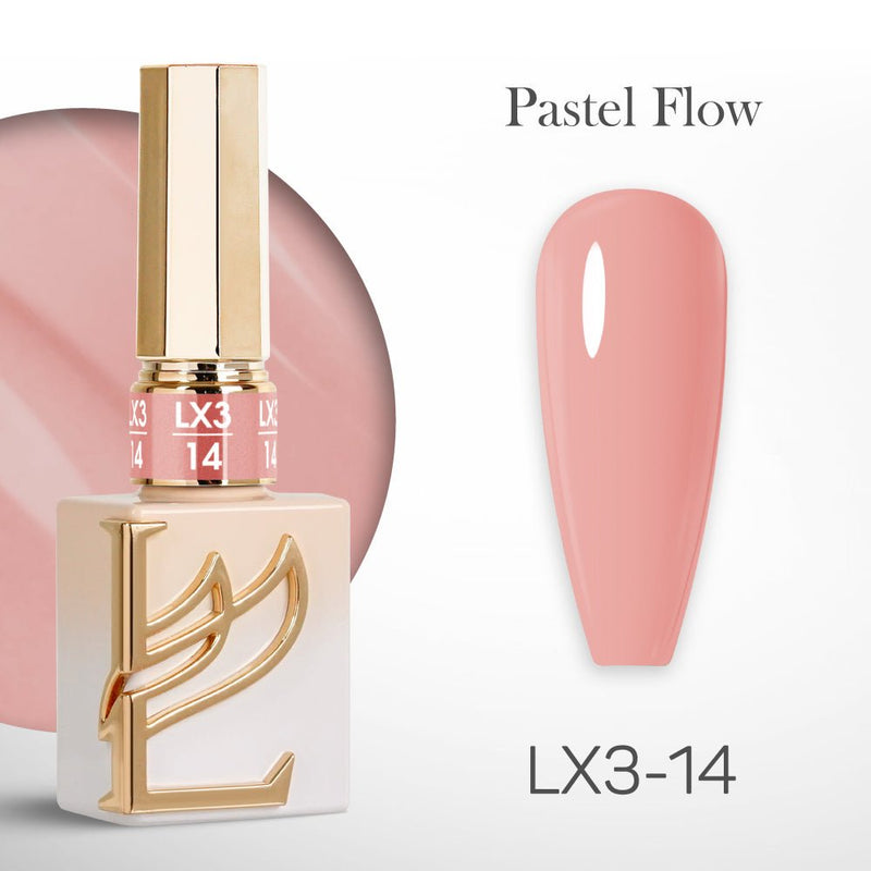 LAVIS LX3 - 14 - Gel Polish 0.5 oz - Pastel Flow Collection - DTK Nail Supply