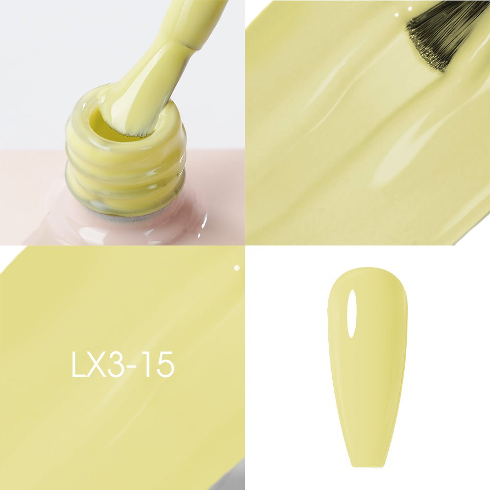 LAVIS LX3 - 15 - Gel Polish 0.5 oz - Pastel Flow Collection - DTK Nail Supply