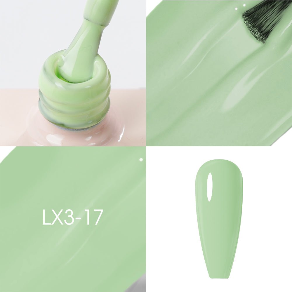 LAVIS LX3 - 17 - Gel Polish 0.5 oz - Pastel Flow Collection - DTK Nail Supply