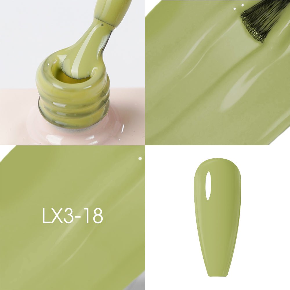 LAVIS LX3 - 18 - Gel Polish 0.5 oz - Pastel Flow Collection - DTK Nail Supply