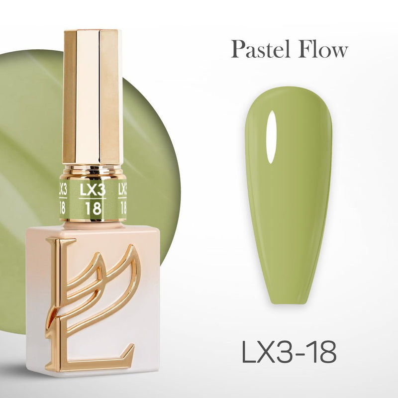 LAVIS LX3 - 18 - Gel Polish 0.5 oz - Pastel Flow Collection - DTK Nail Supply