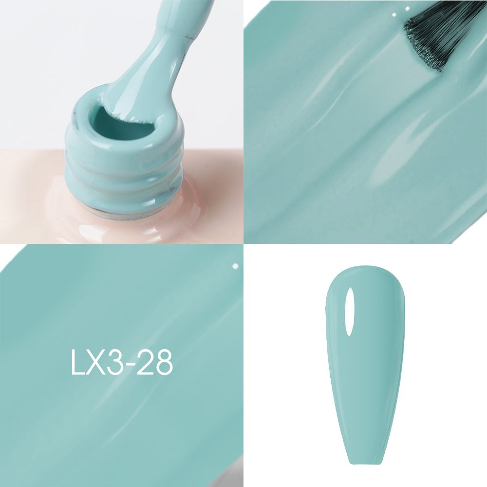 LAVIS LX3 - 28 - Gel Polish 0.5 oz - Pastel Flow Collection - DTK Nail Supply