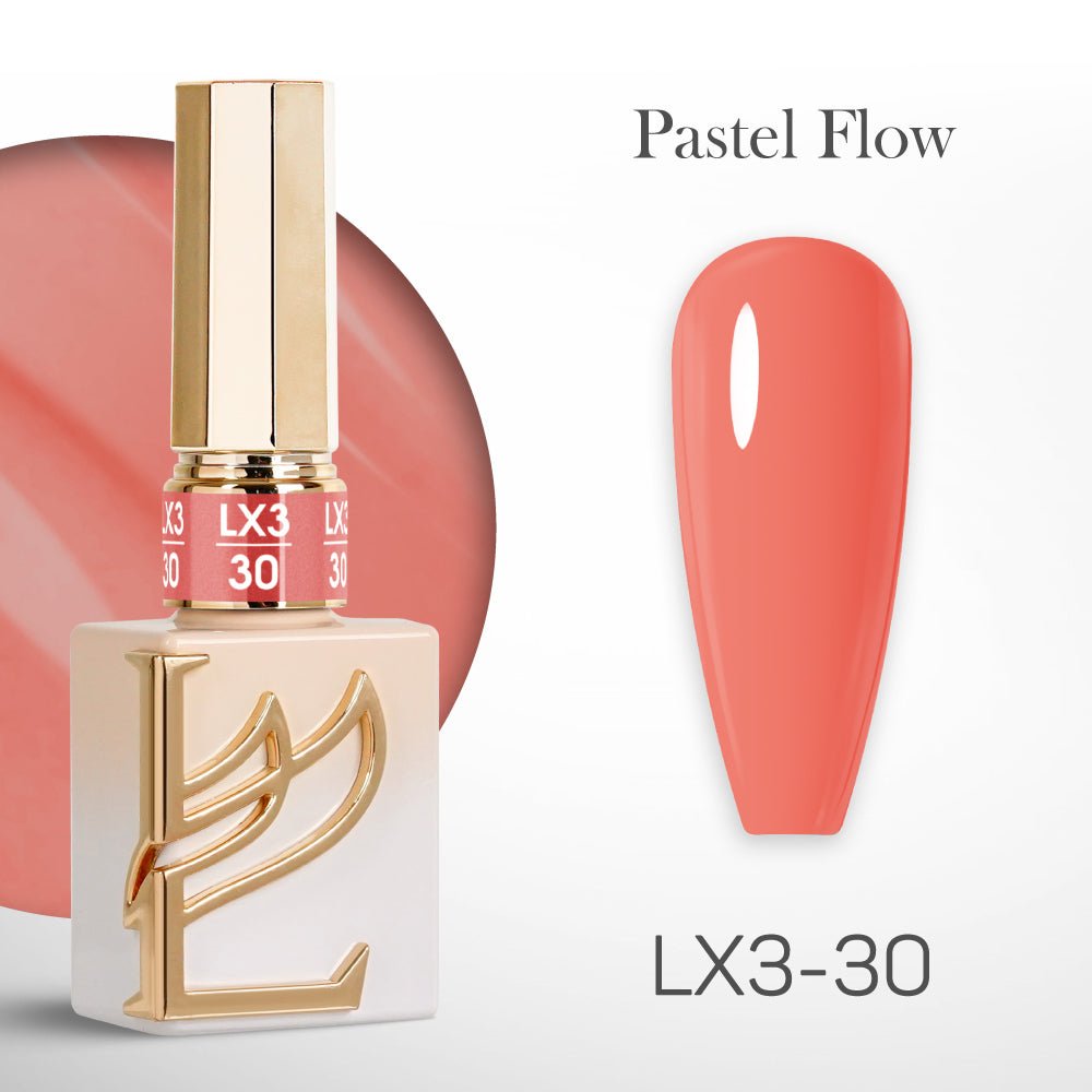 LAVIS LX3 - 30 - Gel Polish 0.5 oz - Pastel Flow Collection - DTK Nail Supply
