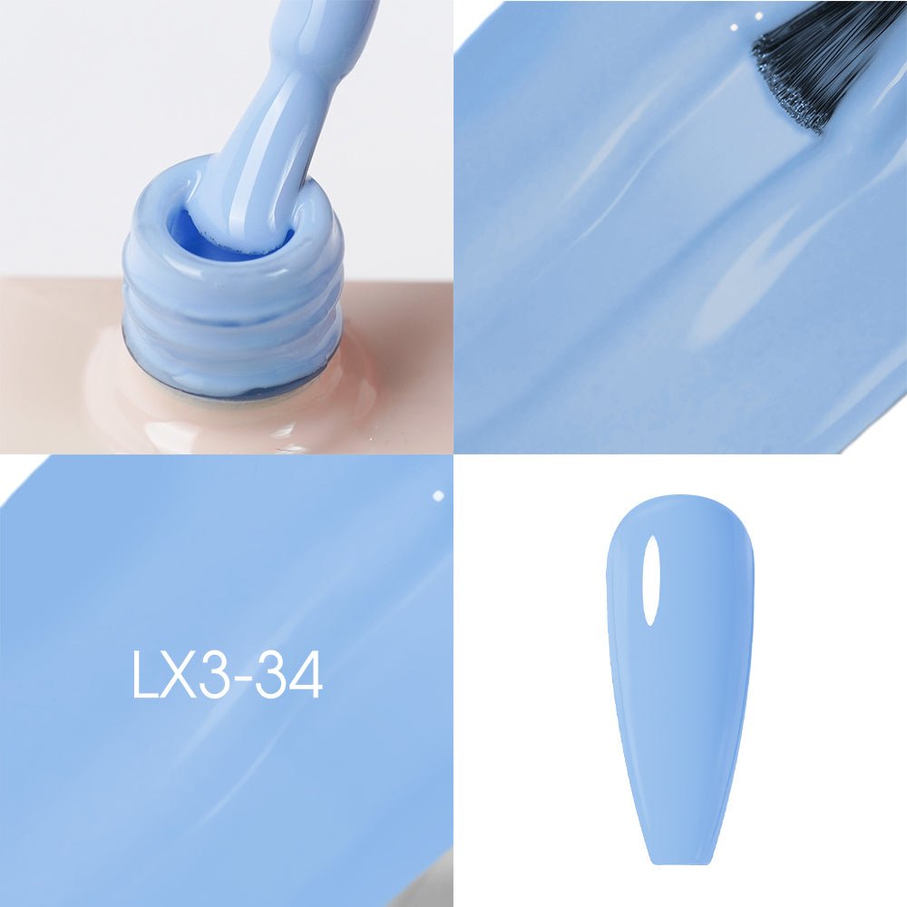 LAVIS LX3 - 34 - Gel Polish 0.5 oz - Pastel Flow Collection - DTK Nail Supply