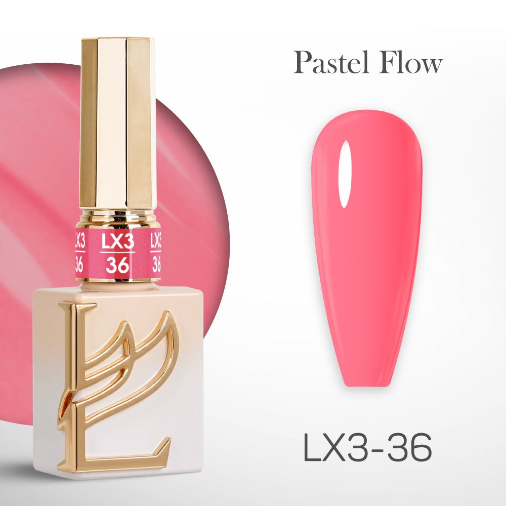 LAVIS LX3 - 36 - Gel Polish 0.5 oz - Pastel Flow Collection - DTK Nail Supply