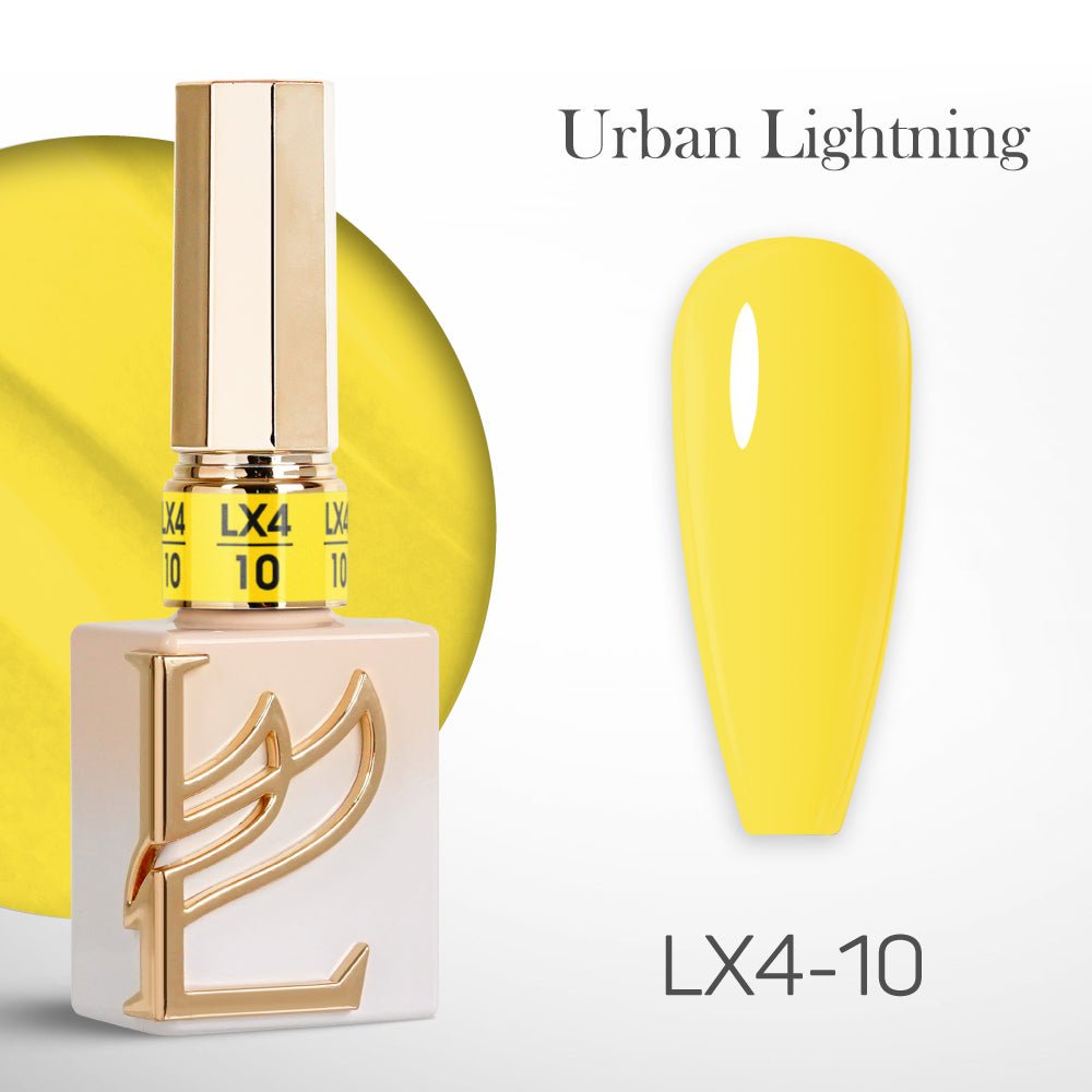 LAVIS LX4 - 10 - Gel Polish 0.5 oz - Urban Lightning Collection - DTK Nail Supply
