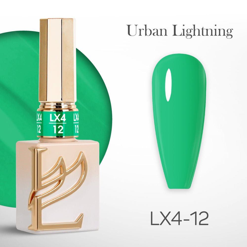 LAVIS LX4 - 12 - Gel Polish 0.5 oz - Urban Lightning Collection - DTK Nail Supply