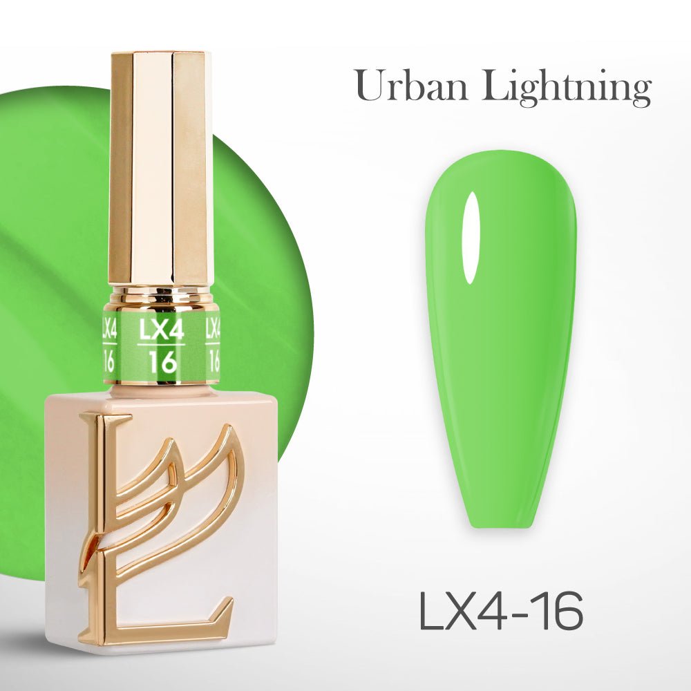 LAVIS LX4 - 16 - Gel Polish 0.5 oz - Urban Lightning Collection - DTK Nail Supply