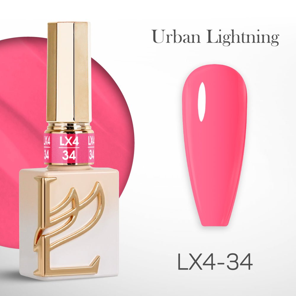 LAVIS LX4 - 34 - Gel Polish 0.5 oz - Urban Lightning Collection - DTK Nail Supply
