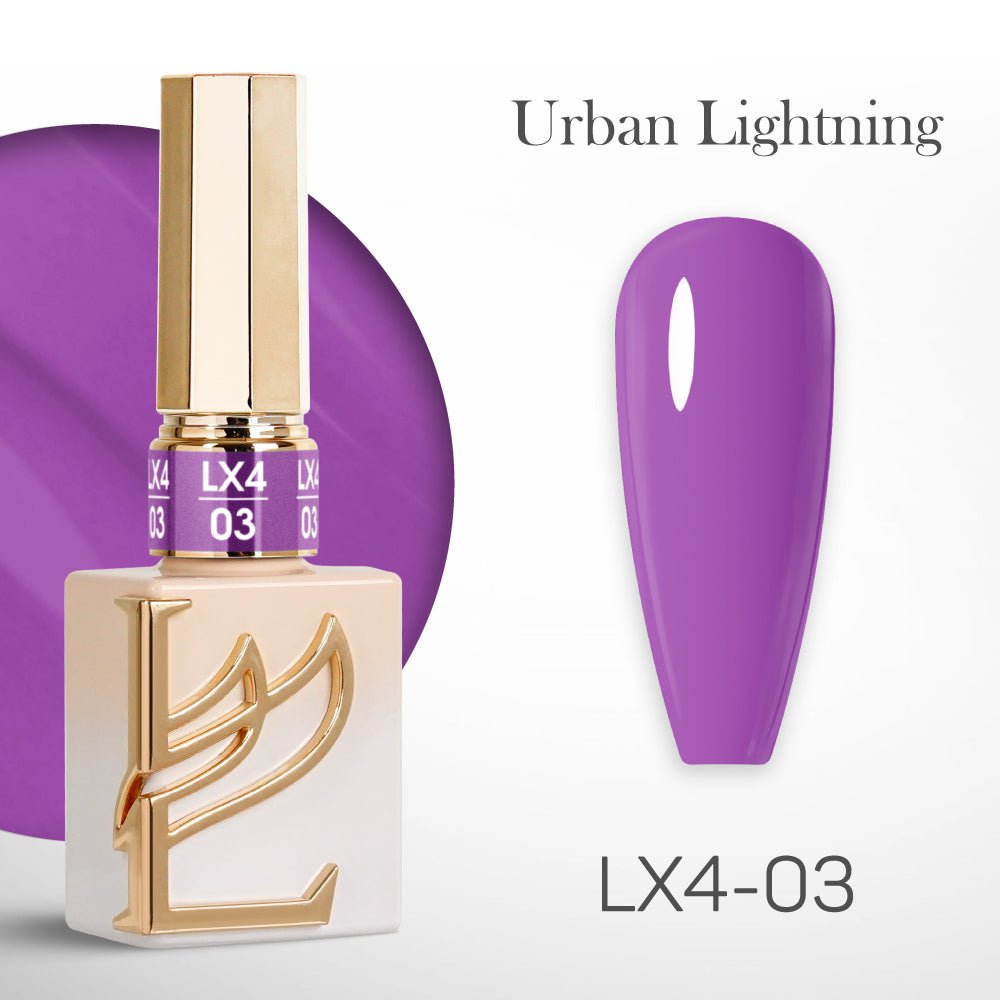 LAVIS LX4 - Set 36 Colors - Gel Polish 0.5 oz - Urban Lightning Collection - DTK Nail Supply