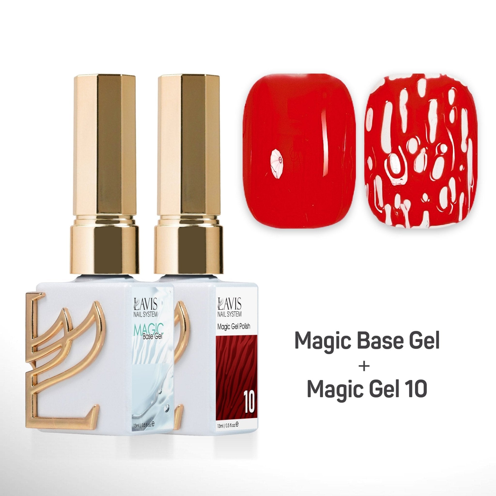 LAVIS Magic Base Gel + Magic Gel 10 - DTK Nail Supply