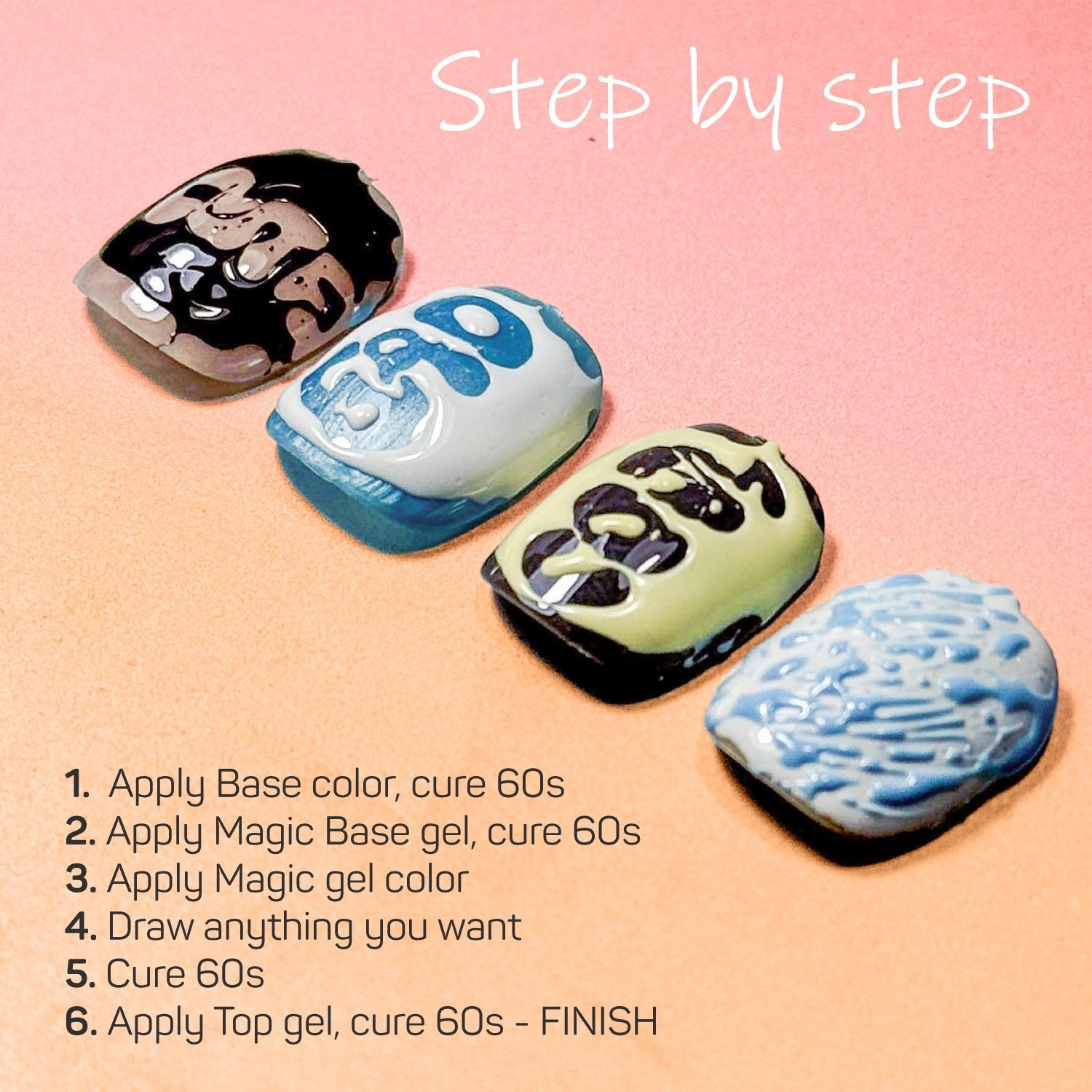 LAVIS Magic Base Gel + Magic Gel 10 - DTK Nail Supply