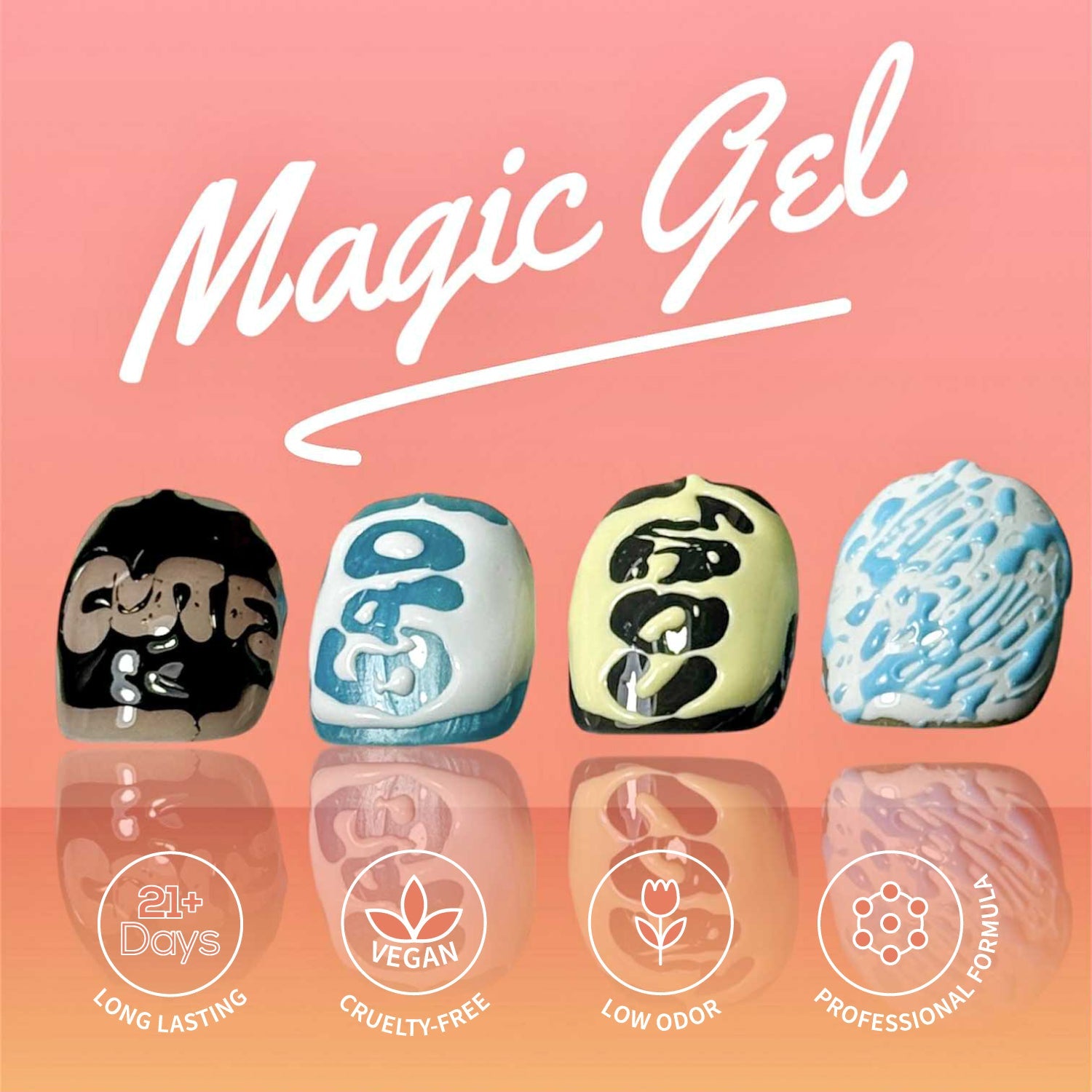 LAVIS Magic Gel 03 - 0.5 oz - DTK Nail Supply