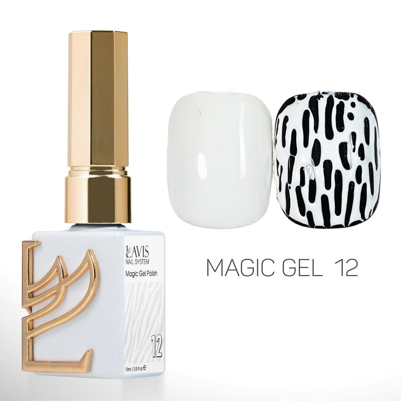 LAVIS Magic Gel 12 - 0.5 oz - DTK Nail Supply