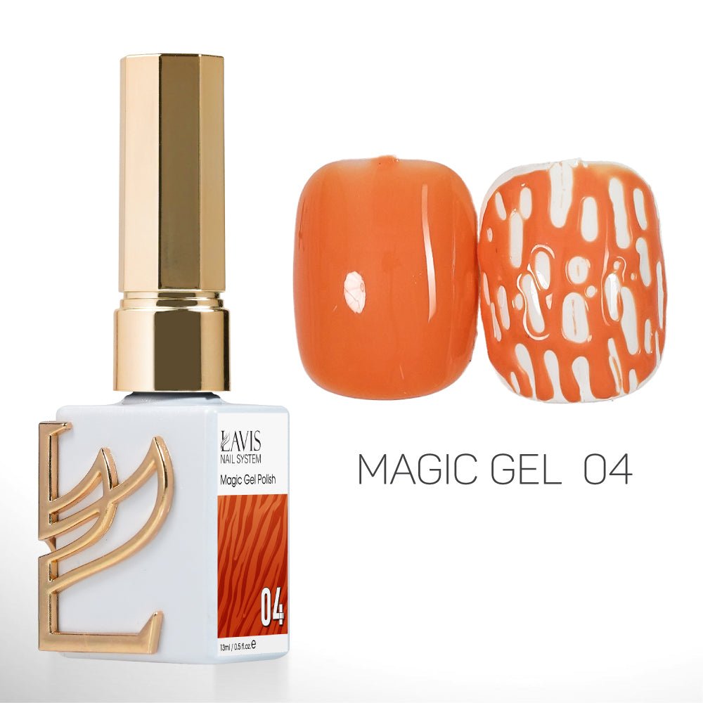 LAVIS Magic Gel Set 12 Colors - 0.5 oz - DTK Nail Supply