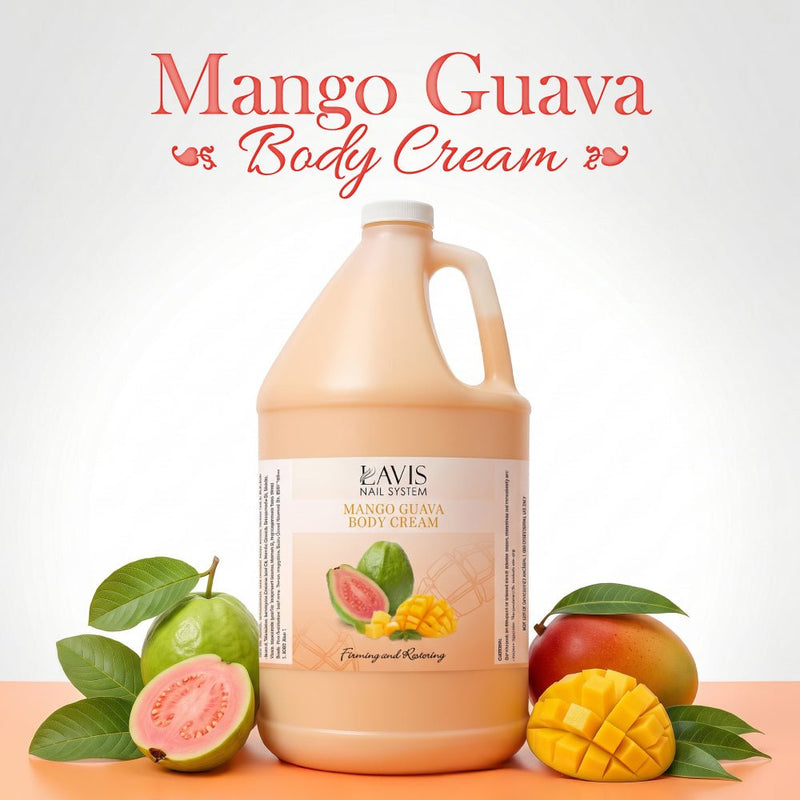 LAVIS - Mango Guava - Body Cream - 1Gallon - DTK Nail Supply