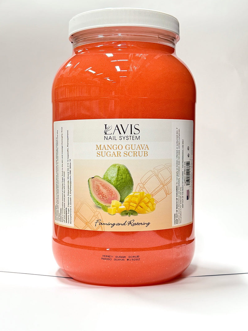LAVIS - Mango Guava - Sugar Scrub for Pedicure - 1 gallon - DTK Nail Supply