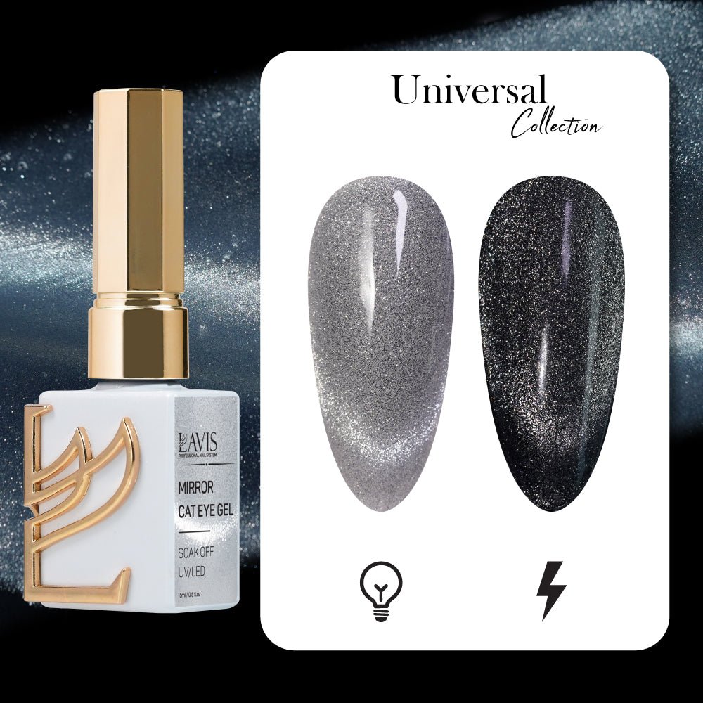 LAVIS Mirror Cat Eye Gel - Universal Cat Eye Collection - DTK Nail Supply