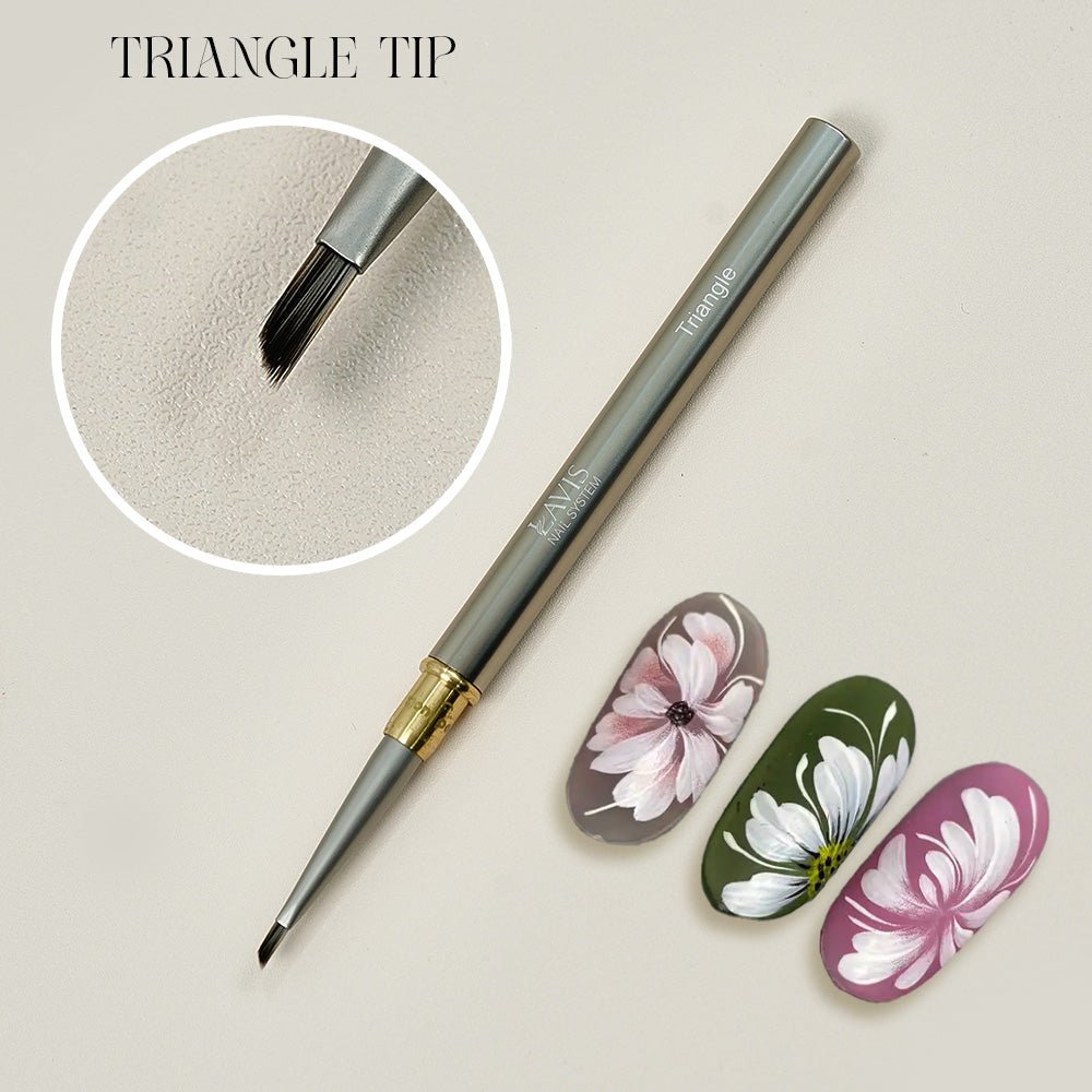 LAVIS Nail Art Brush Triangle Tip - DTK Nail Supply