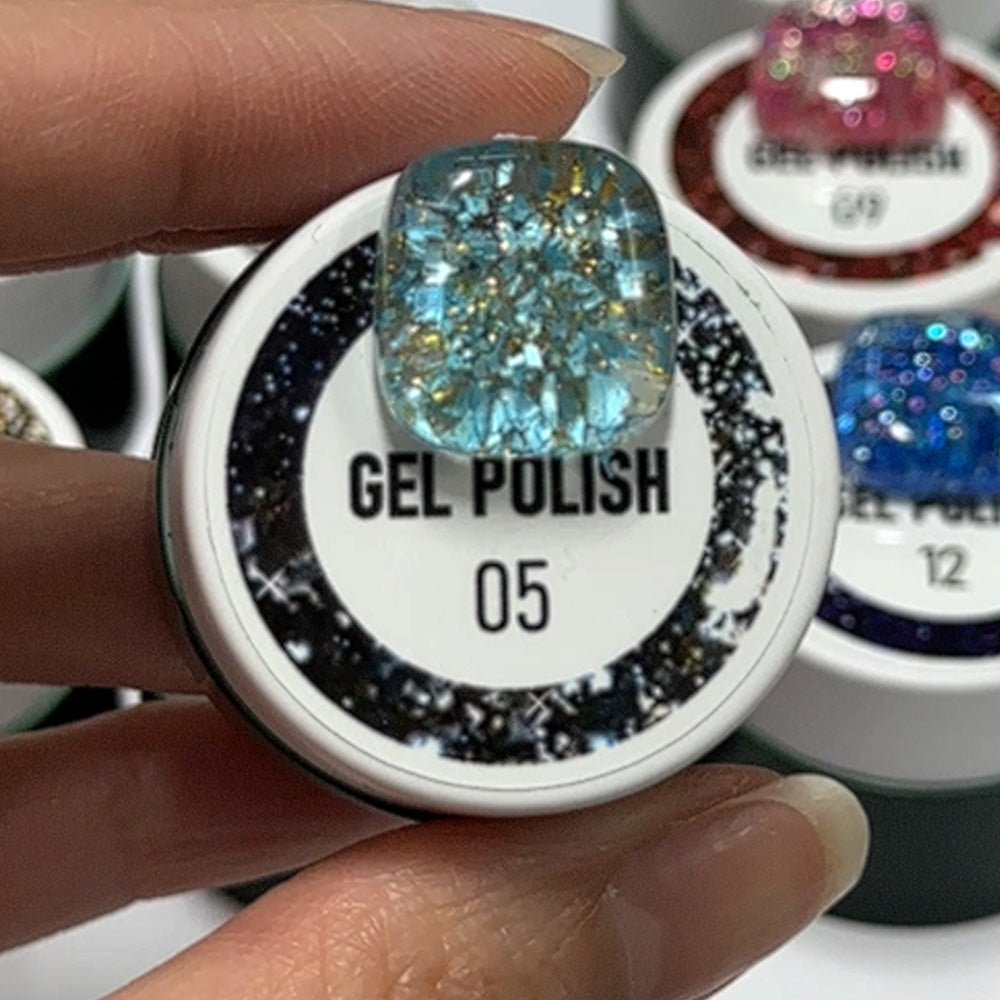 LAVIS Nail Art Glitter - Gel Polish 05 - DTK Nail Supply