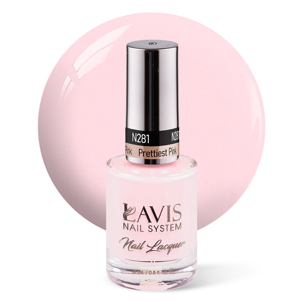 LAVIS Nail Lacquer - 281 Prettiest Pink - DTK Nail Supply