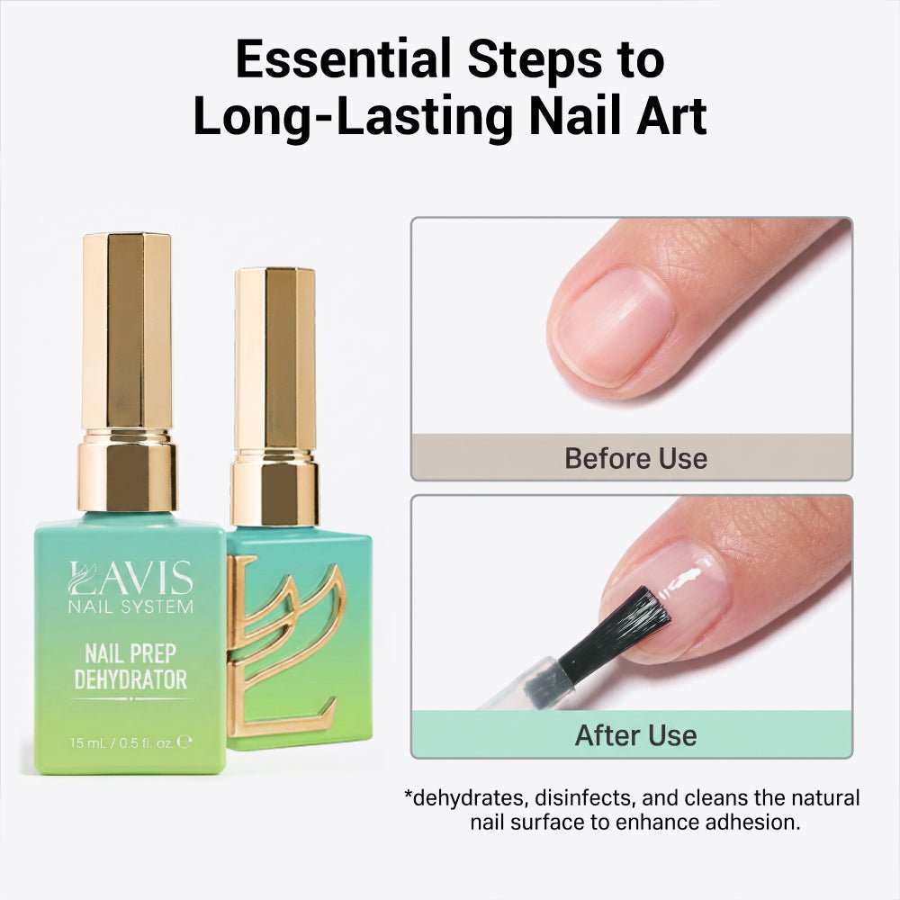 LAVIS Nail Prep Dehydrator - 0.5 oz - DTK Nail Supply