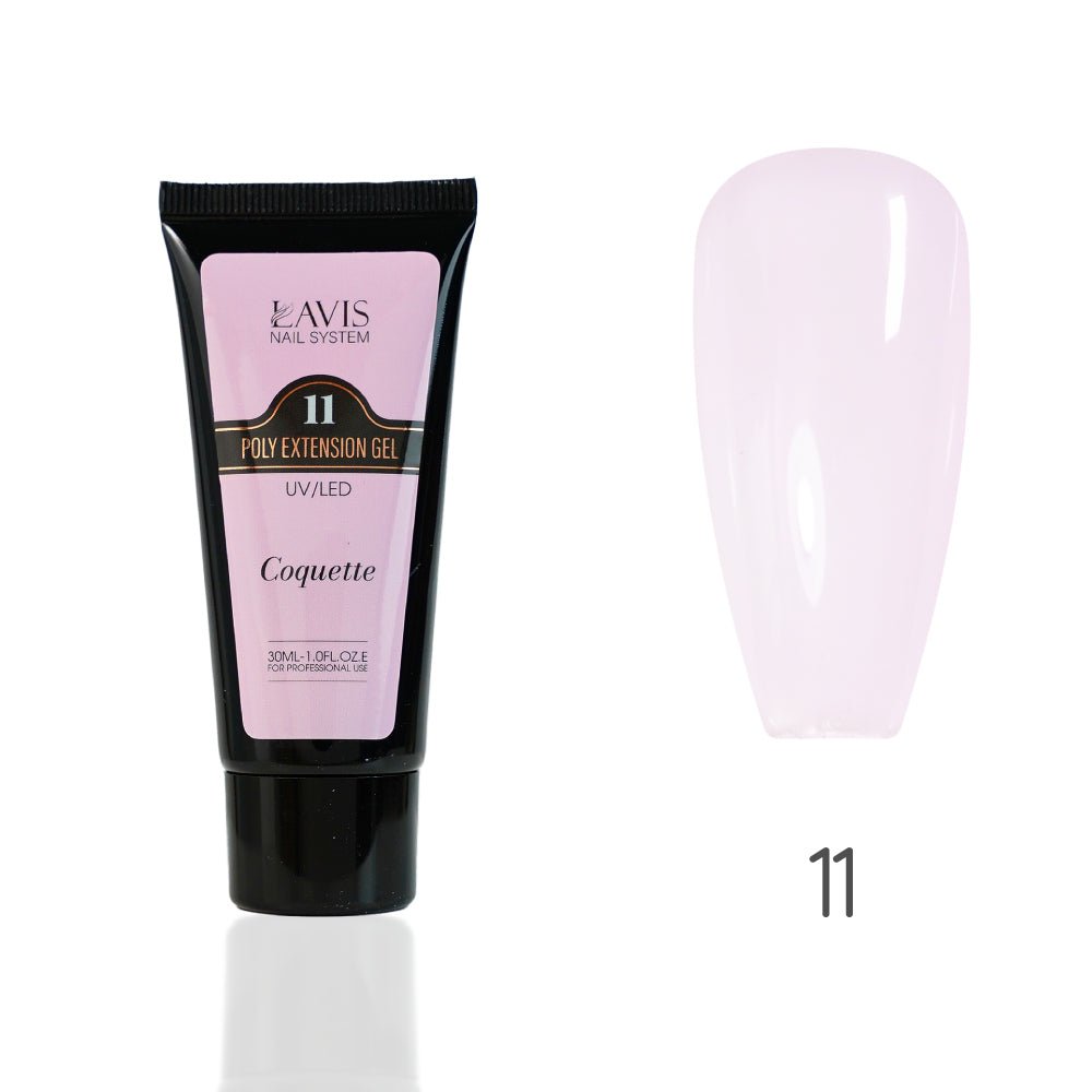 LAVIS - New Poly Extension Gel UV/LED 30ml - DTK Nail Supply