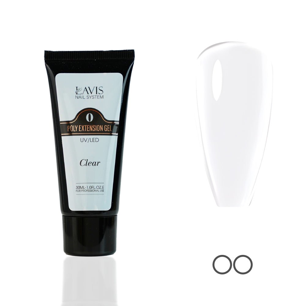 LAVIS - New Poly Extension Gel UV/LED 30ml - DTK Nail Supply