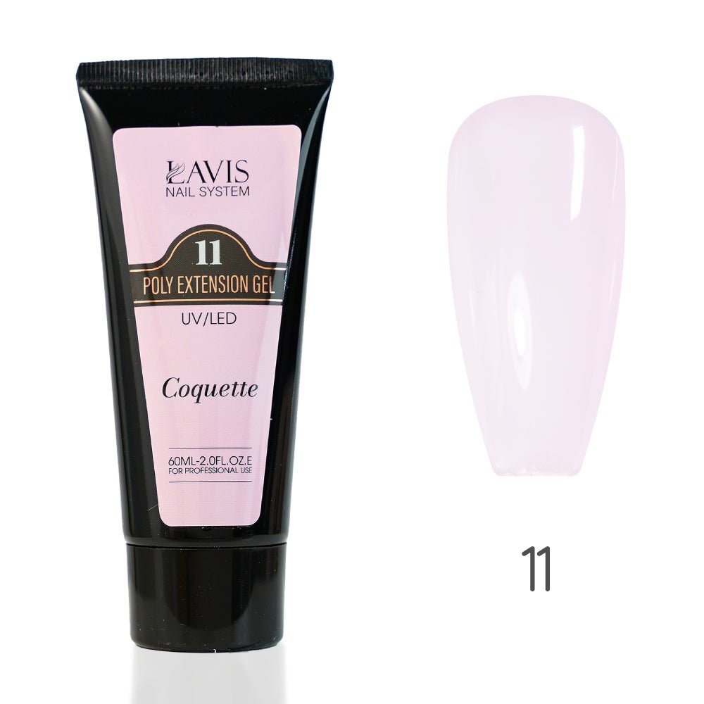 LAVIS - New Poly Extension Gel UV/LED 60ml - DTK Nail Supply