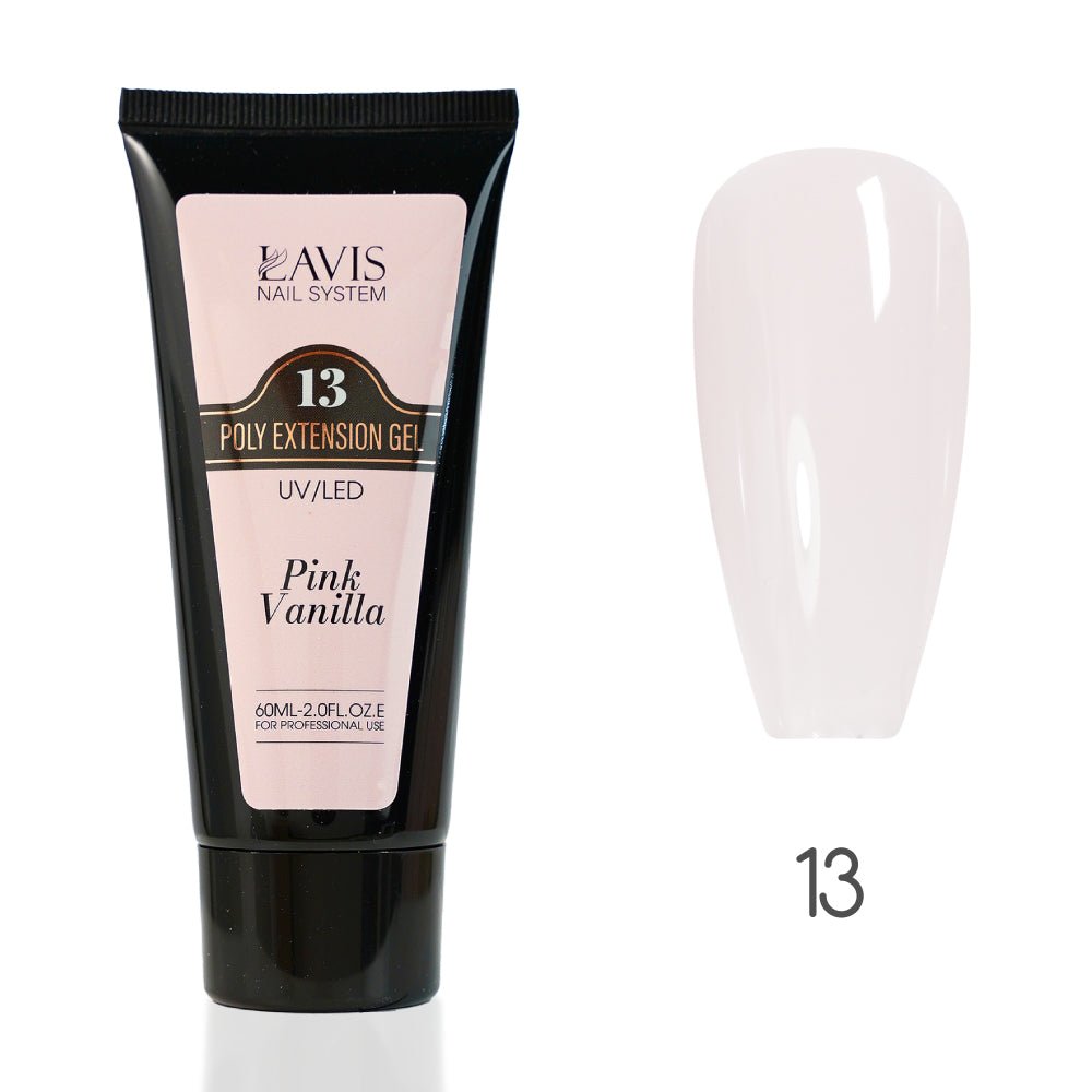 LAVIS - New Poly Extension Gel UV/LED 60ml - DTK Nail Supply