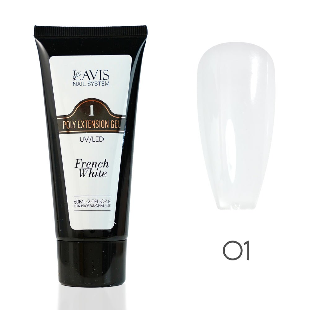 LAVIS - New Poly Extension Gel UV/LED 60ml - DTK Nail Supply