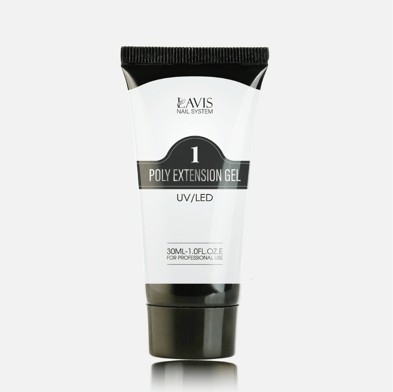 LAVIS NON STICKY NAIL EXTENSION POLY GEL 01