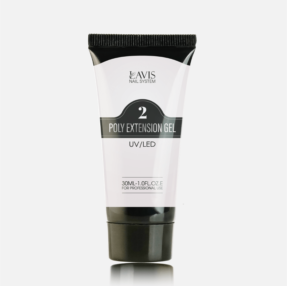 LAVIS NON STICKY NAIL EXTENSION POLY GEL 02