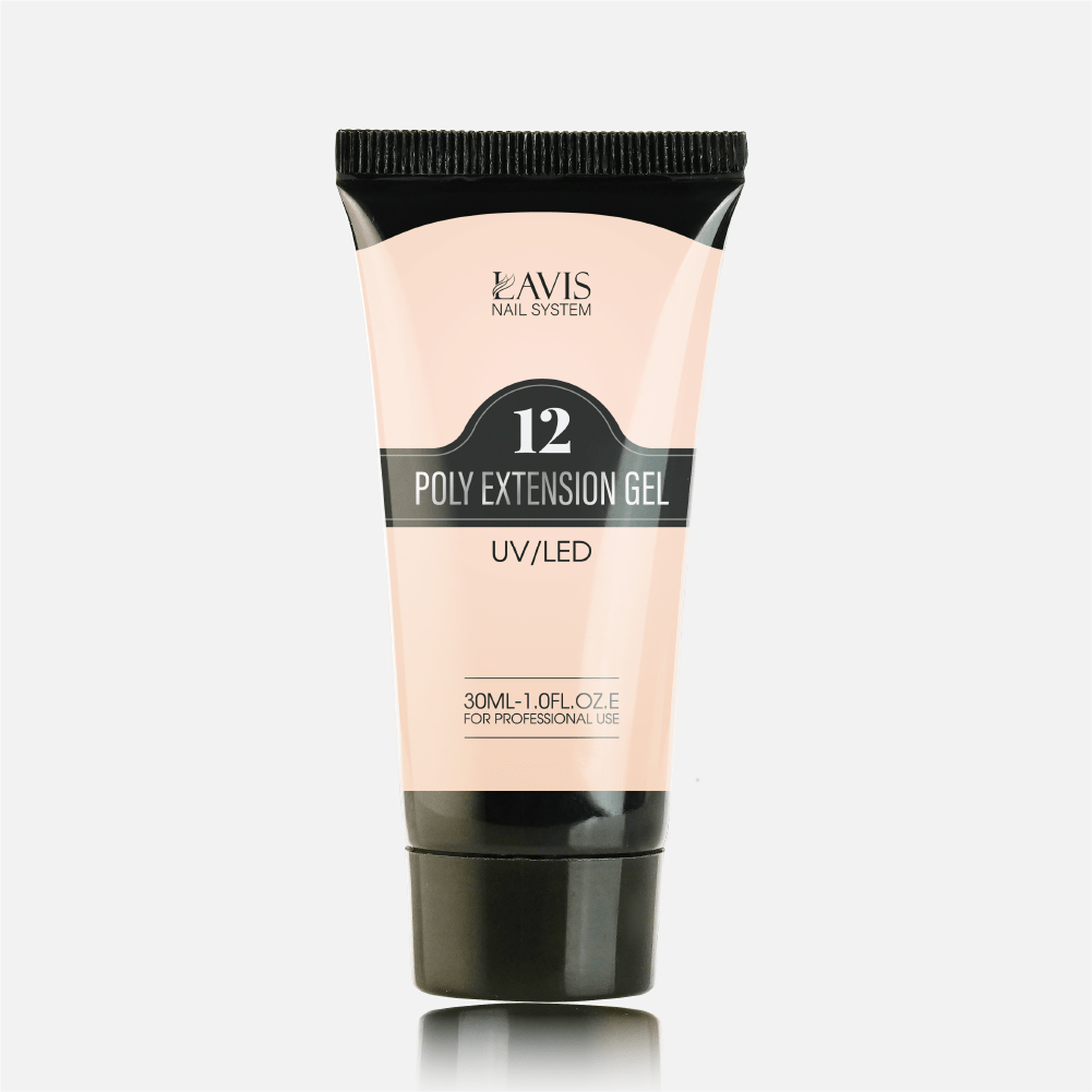 LAVIS NON STICKY NAIL EXTENSION POLY GEL 12
