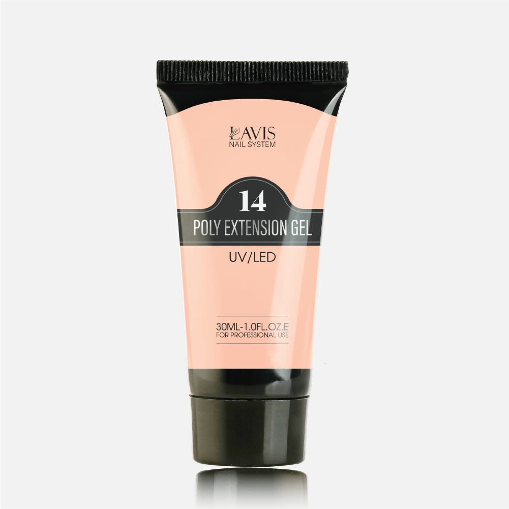 LAVIS NON STICKY NAIL EXTENSION POLY GEL 14