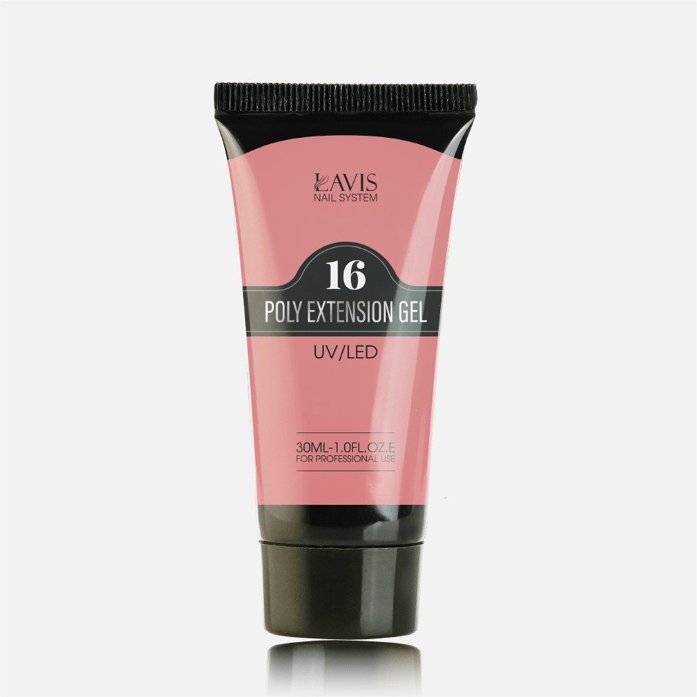 LAVIS NON STICKY NAIL EXTENSION POLY GEL 16