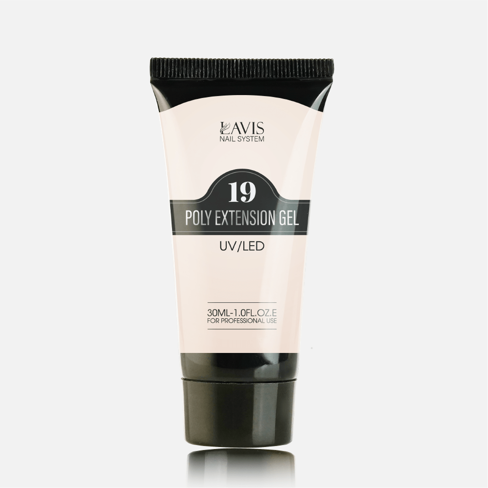LAVIS NON STICKY NAIL EXTENSION POLY GEL 19