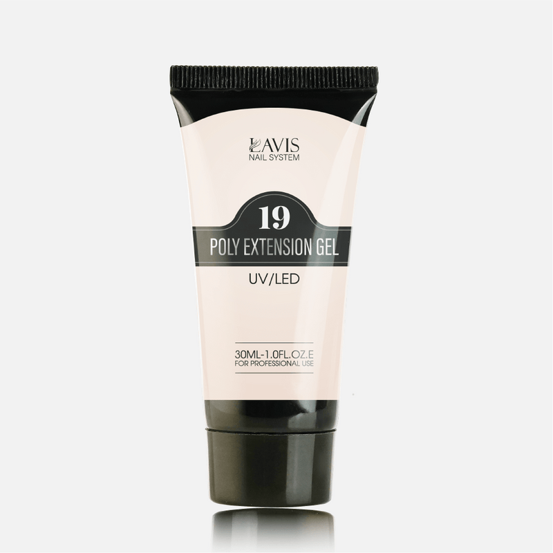 LAVIS NON STICKY NAIL EXTENSION POLY GEL 19