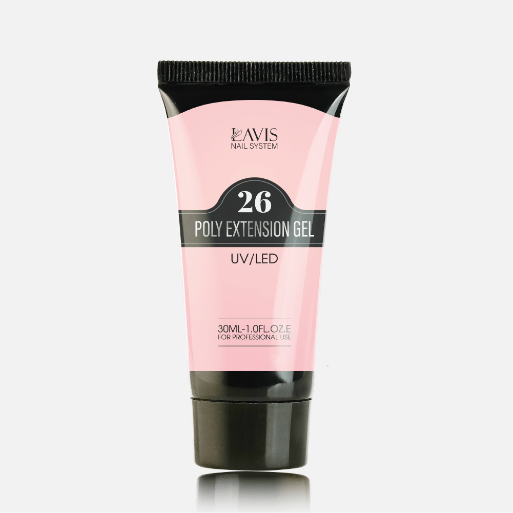 LAVIS NON STICKY NAIL EXTENSION POLY GEL 26
