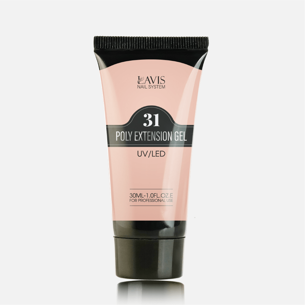 LAVIS NON STICKY NAIL EXTENSION POLY GEL 31 - DTK Nail Supply