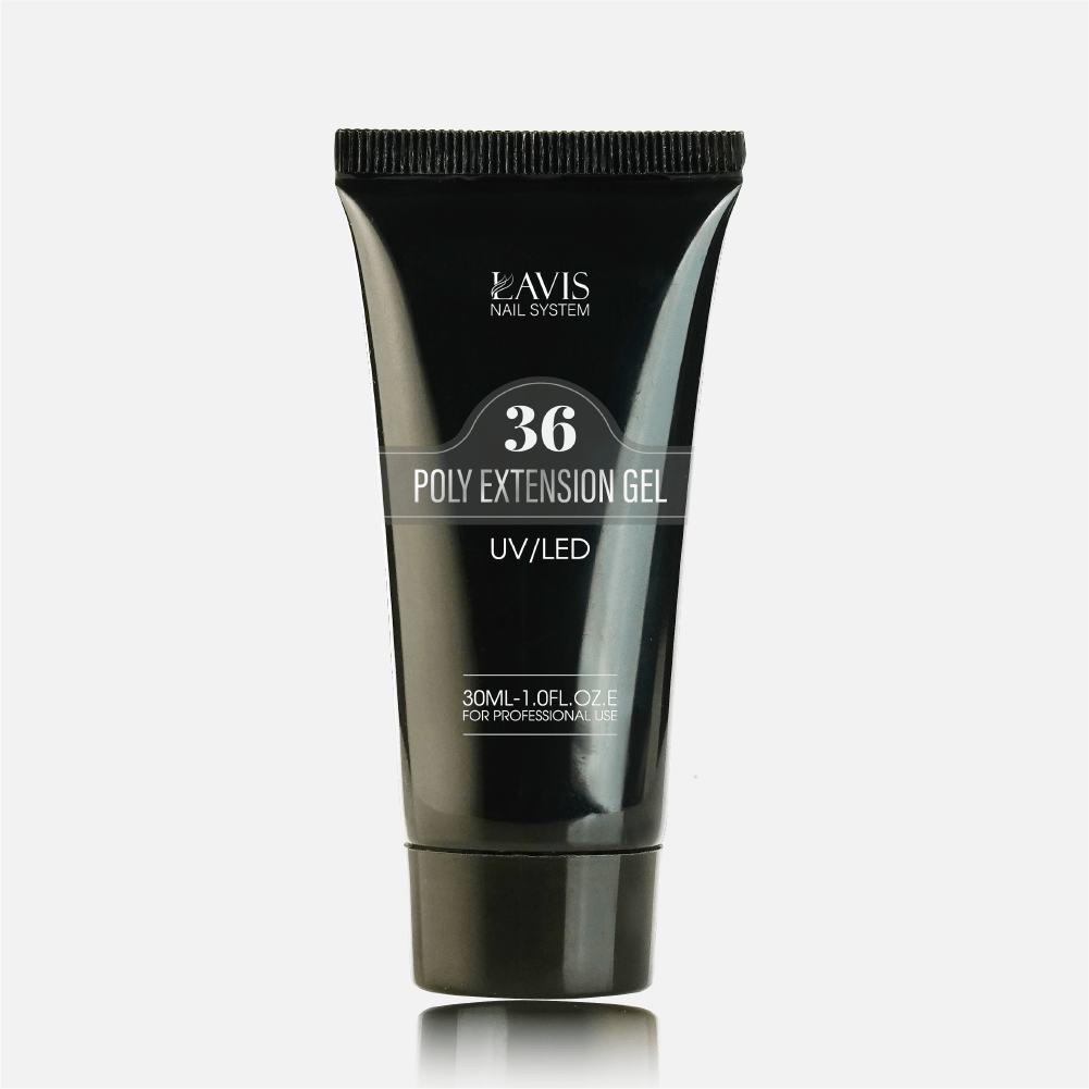 LAVIS NON STICKY NAIL EXTENSION POLY GEL 36 - DTK Nail Supply