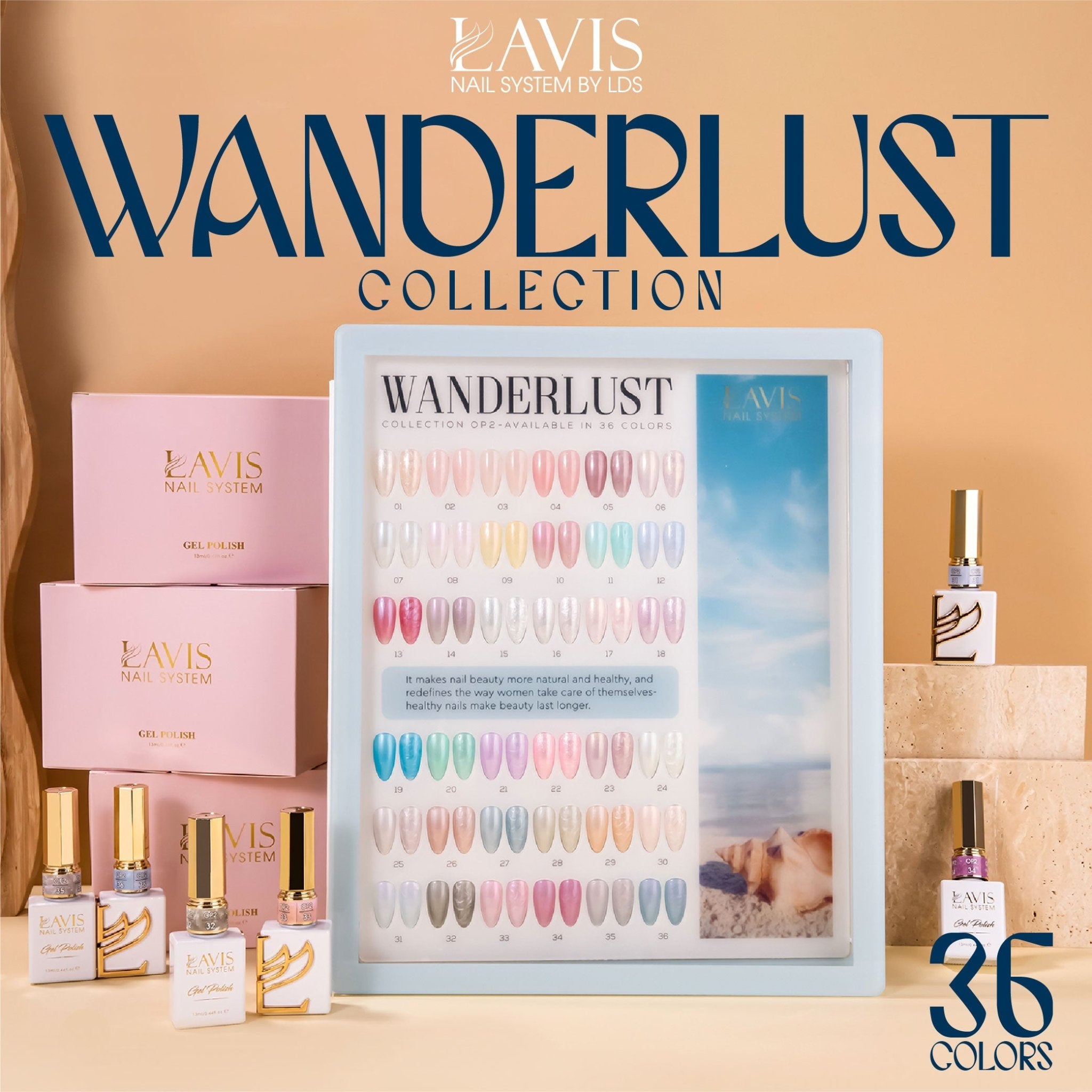 LAVIS OP2 - 01 - Gel Polish 0.5 oz - Lavis Wanderlust Collection - DTK Nail Supply