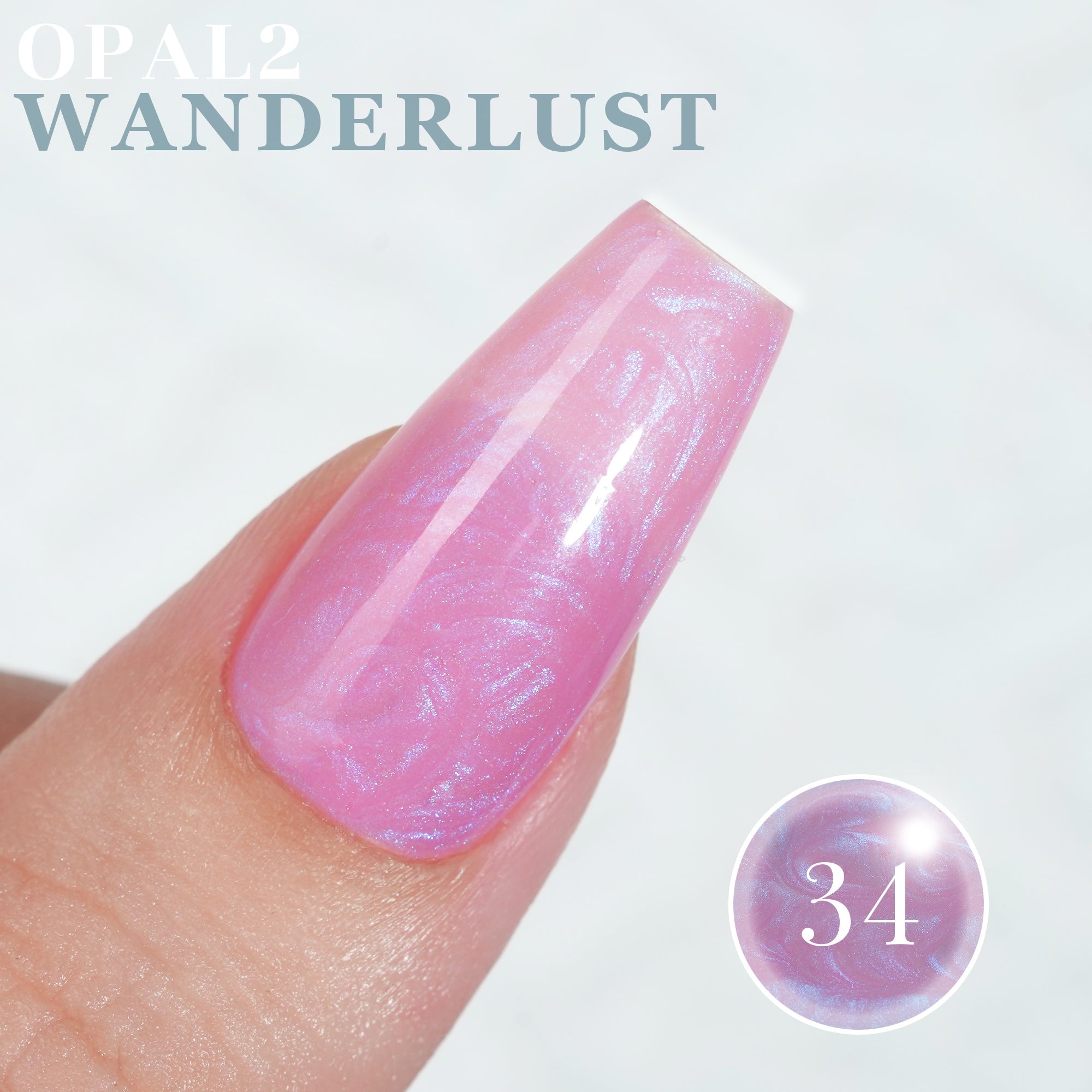 LAVIS OP2 - 34 - Gel Polish 0.5 oz - Lavis Wanderlust Collection - DTK Nail Supply